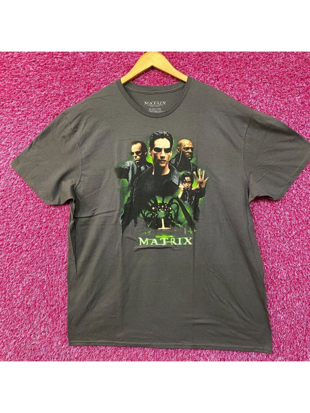 The Martix Cast Movie Poster T-Shirt 2XL